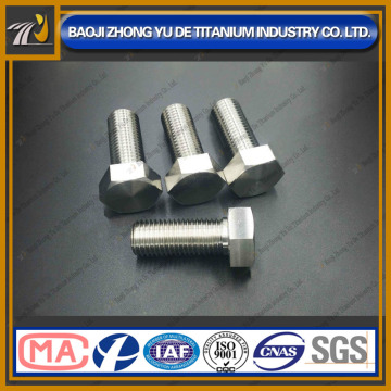 Full Threaded M8 Gr5 Titanium Hexagon Head Bolts