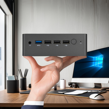 Sharerdp I3-N305 DDR4 3200GHz M.2 SSD Dual LAN 4K Triple Display Mini Desktop PC for Gaming and Multi-Tasking