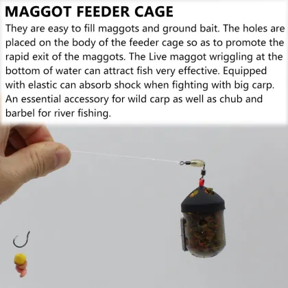 Carp Fishing Maggot Feeder Cage