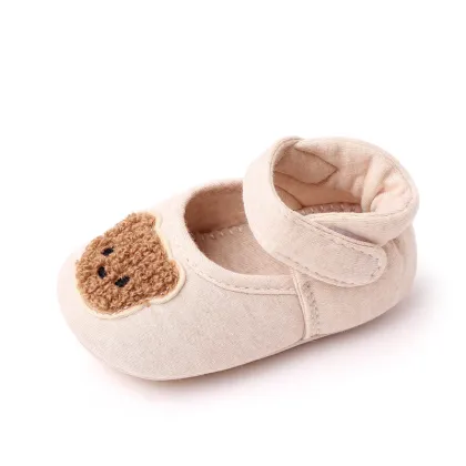 Baby Color Cotton Single Shoes - Non-Slip Toddler Shoes (0-1 Years)