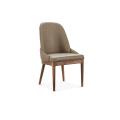 For Dining Room Elegant Design With Leather Seat Iron Frame Dining Chair