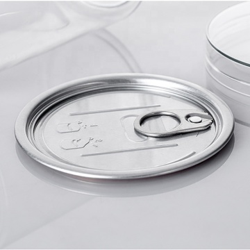 Aluminum Pull Ring Lid Easy Open Seal End for Plastic Food Can