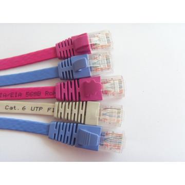 UTP Cat6 شقة التصحيح الحبل RJ45