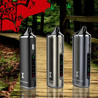 Original Kingtons herbal vaporizer Black Widow vapor box