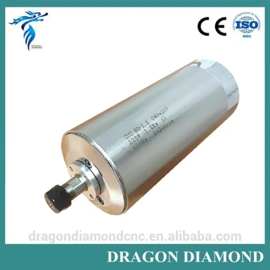 high speed spindle motor 1.5kw water cooling spindle