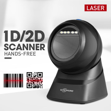 300 times/s Desktop omnidirectional 2D Image Barcode Scanner