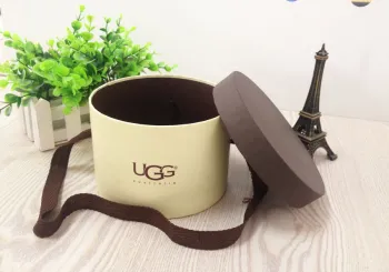 Tie Paper Packaging Tube Box with Cotton Handle