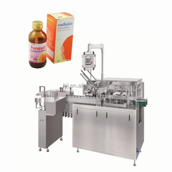 Horizontal Cartoning Machines for Packaging Cosmetics Bottles and Carton Boxes