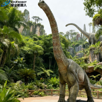 Dinosaurus Brachiosaurus Animatronik untuk Taman Hiburan &amp; Tampilan