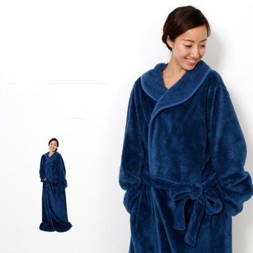 Thick Warm Winter Bathrobe Fashion pajamas Women Sleepwear Soft Long Girl Night-robe Nightgown for Female