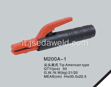 Porta elettrodo di tipo punta americano M200A-1