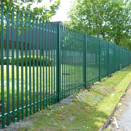 Heavy Duty Steel W Type Trident Palisade Fencing