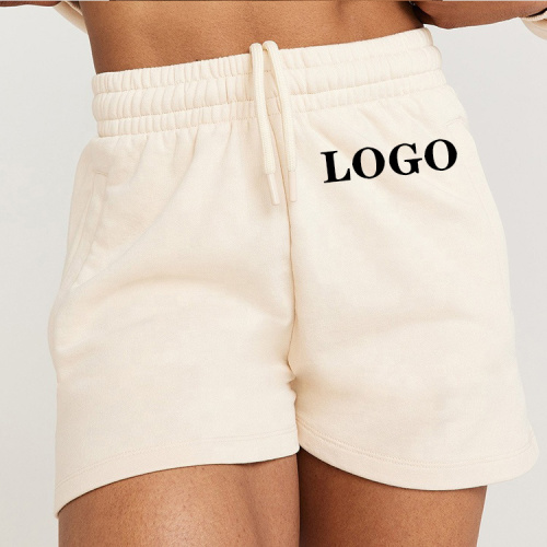 Pantalones cortos deportivos de mujer personalizados Algodón puro