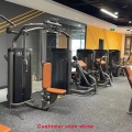 Máquina de fitness comercial 4 estaciones equipos de gimnasio múltiples