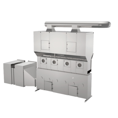 Secador de lecho fluidizado horizontal XF