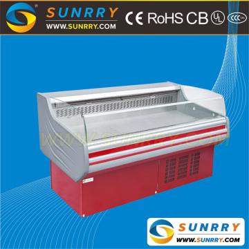 Hot sale supermarket used meat display refrigerator cabinet in factory price (SUNRRY SY-FMS3000W)