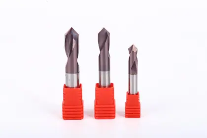 Solid Carbide Spot Drill Bits Chamfer NC Drills