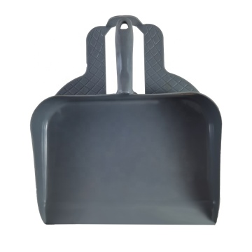 Hands-Free Step-On Dustpan for Public Cleaning - Commercial Superior 11" Black/Gray/Beige
