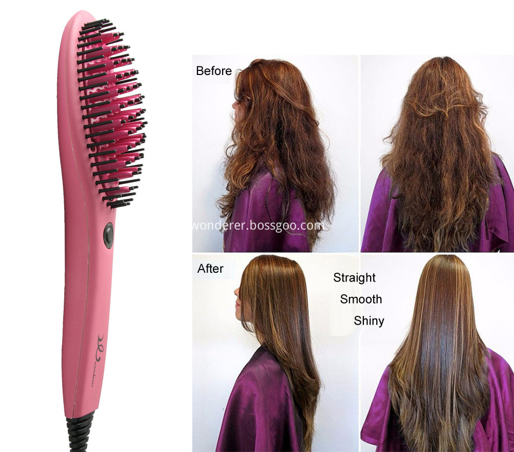 Magic Hair Straightening Ceramic Brush