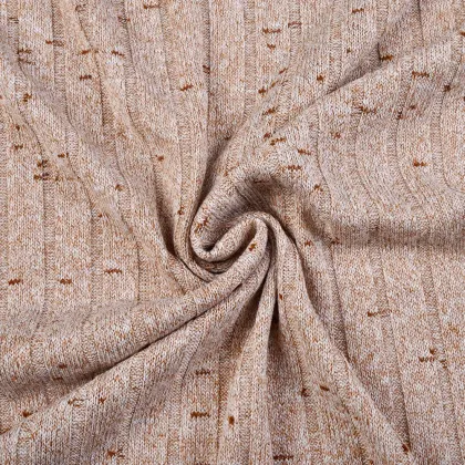Polyester Spandex Brushed Hacci Rib Fabric for Pajamas