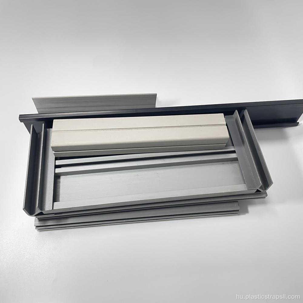 Egyéni változatos műanyag profil