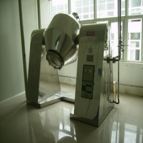 Low power consumption rotary vacuum dryer