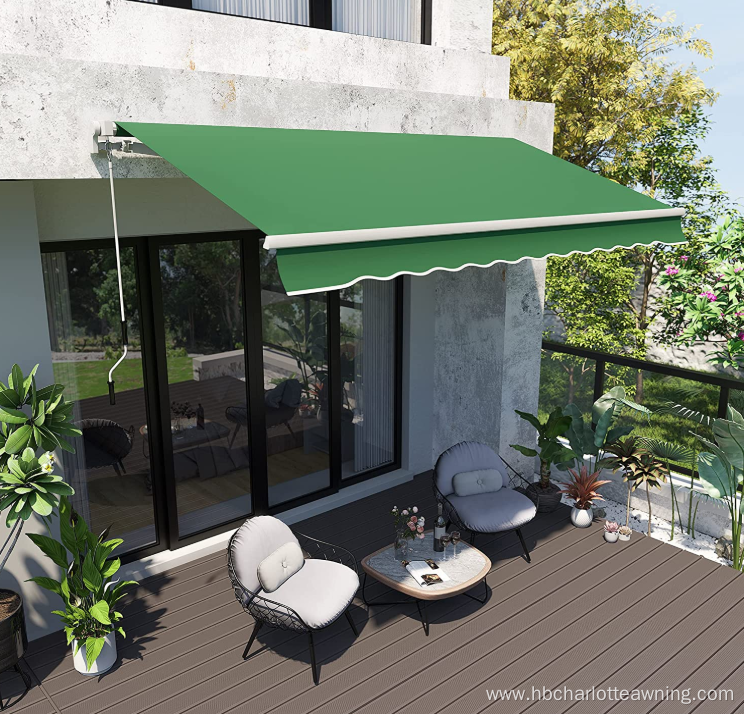 Hand-operated Waterproof Retractable Awnings