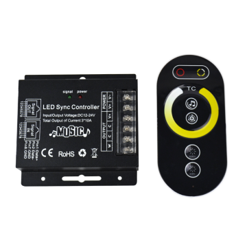 Touch Series LED Controller for RGB, RGBW, RGBCCT LED Strip Lights - DC12-24V
