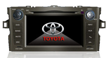 6.95" Inch Digital Screen 800 * 480 Double Din Special Toyota Auris Dvd Car Radio