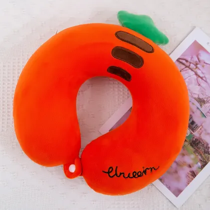 U-shaped Neck Pillow - Cartoon Travel Napping Pillow, Portable Plush Toy Pillow