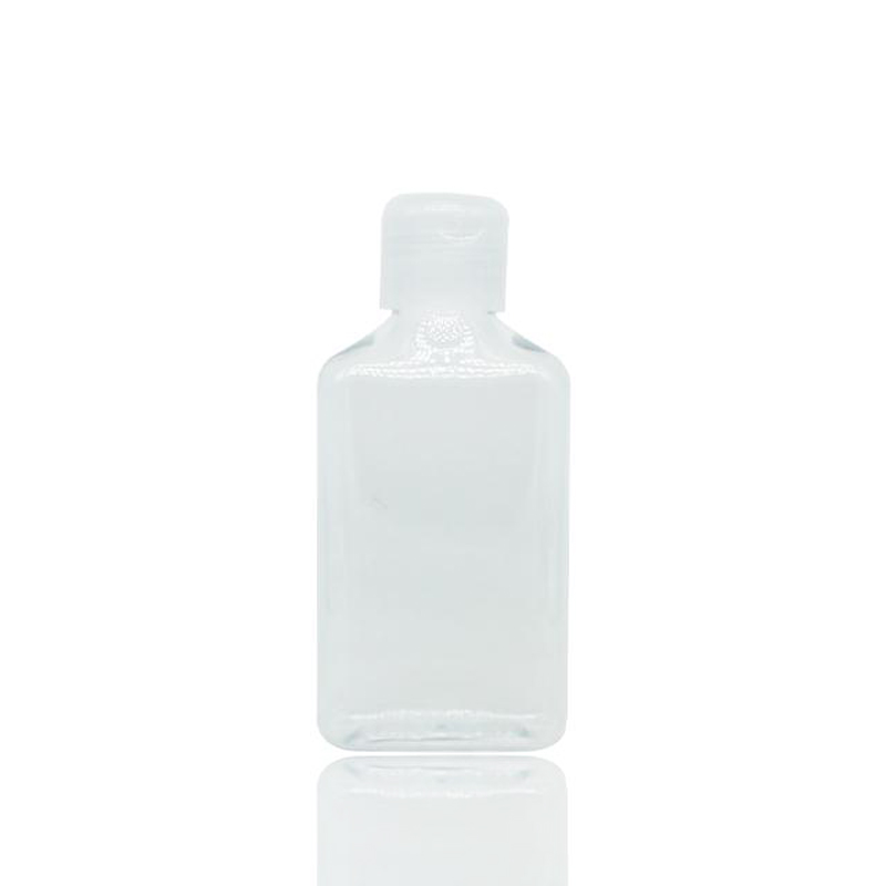 Pet flat rectangle bottle bottles with filp top