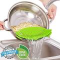 Clip on pasta strainer for pots pans