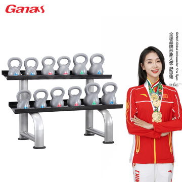 อุปกรณ์ยิม 6 คู่ Kettlebell Rack