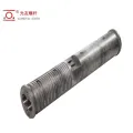 ISO Certified PP&PE Plastic Extruder Bimetallic Parallel Twin Screw Barrel
