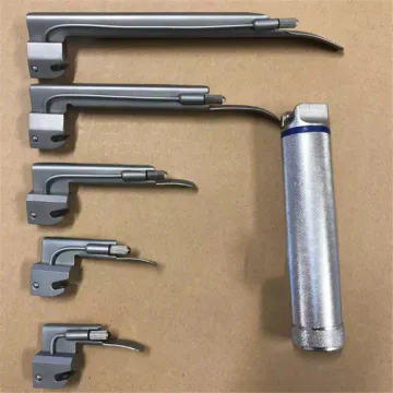 Conventional Adult Bulb Laryngoscope Set