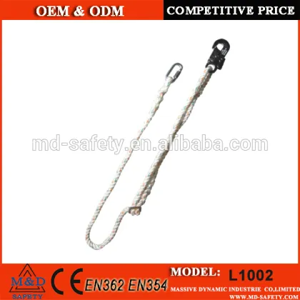 Good quality nylon rope safety lanyard