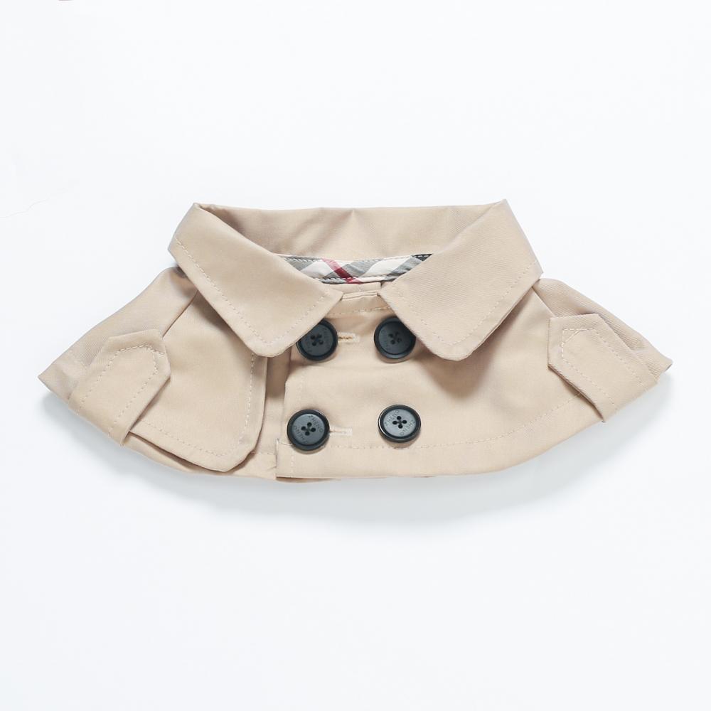 British Style Saliva Towel Dog Bib Windbreaker Cloak