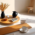 Moderne minimalistische ovale Betonschmuckschale