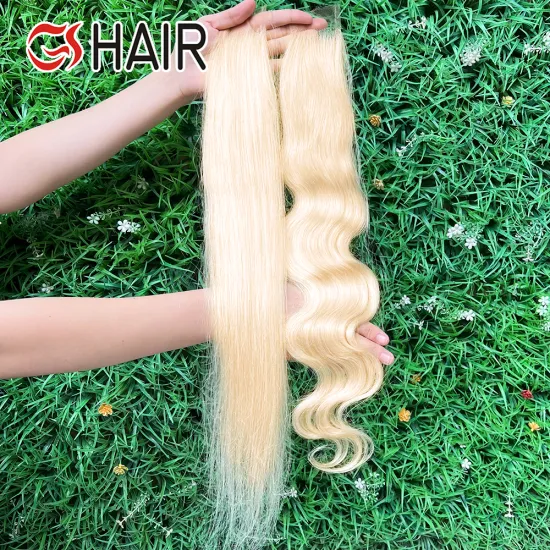GS Best Quality Vietnamese Human Hair 613 Blonde Lace Closure