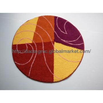 Round Style Living Room Mat