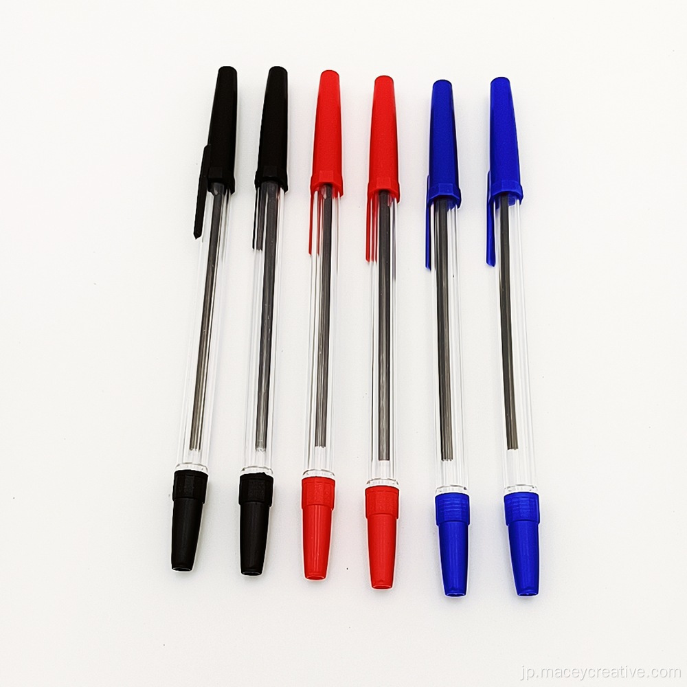 ブラックプロモーション安価なプラスチックボールペン