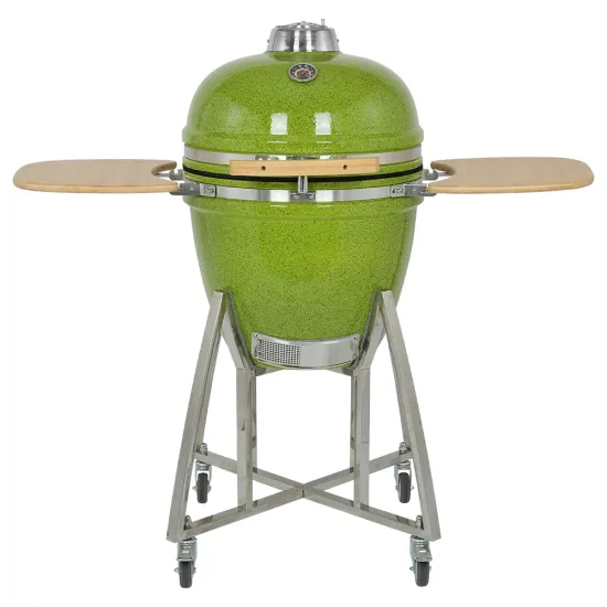 SEB KAMADO 21inch Glossy Green Egg Smoker Barbecue Grill Bbq Outdoor Kitchen Charcoal Kamado Grill