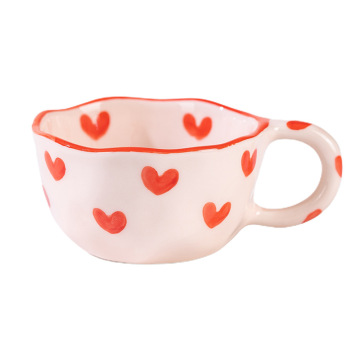 Ceramic Coffee Mugs 2024: Hand Painted Tulip Porcelain Mugs with Gift Box