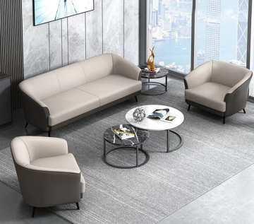 Modern Luxury Solid Wood Fabric Sofas Set for Living Room and Office