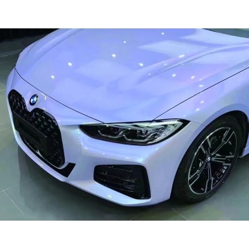 Husdjurfoder Super Glossy Silver Magic Purple With Air Channel Car Wrapping Film