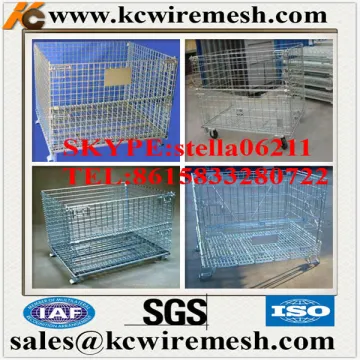 Here!!! Factory!!!!!!! KangChen mesh box wire cage metal bin storage container
