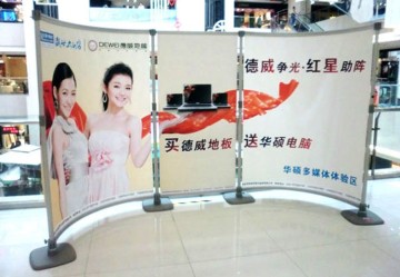 Clipping show booth|Portable banner|Portable trade show booth