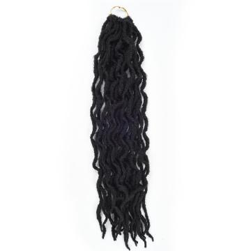 AliLeader 18'' Crochet Braids Faux Locs Hair For Africa Ladies