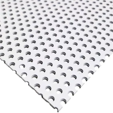 6.35mm Diameter Holes 10 Micron Clear Anodized Finish Aluminum Perforated Plate