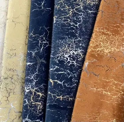 Genuine Bronzing Printing Bonding Holland Velvet Fabric